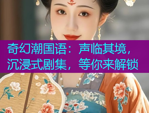 奇幻潮国语:声临其境,沉浸式剧集,等你来解锁 奇幻潮国语:声临其境,沉浸式剧集,等你来解锁